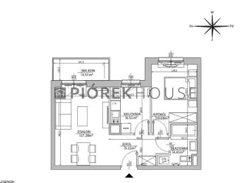 2 pokoje, apartament 45,50 m², piętro 1, oferta nr , 76498/6624/OMS, Warszawa, Ursynów, Ursynów, Kłobucka