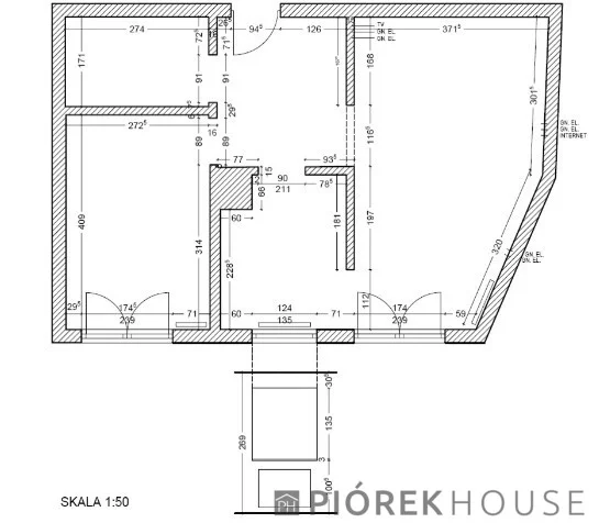 2 pokoje, mieszkanie 50,09 m², piętro 2, oferta nr , 77100/6624/OMS, Warszawa, Bemowo, Bemowo, Kopalniana