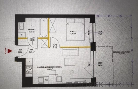 2 pokoje, mieszkanie 32,30 m², parter, oferta nr , 77720/6624/OMS, Warszawa, Włochy, Włochy, Łopuszańska