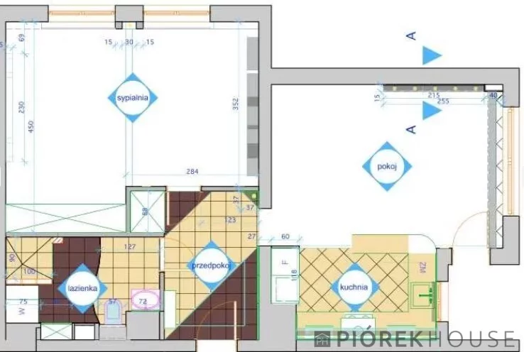 2 pokoje, mieszkanie 61,00 m², piętro 3, oferta nr , 77548/6624/OMS, Warszawa, Mokotów, Mokotów, Łukowa