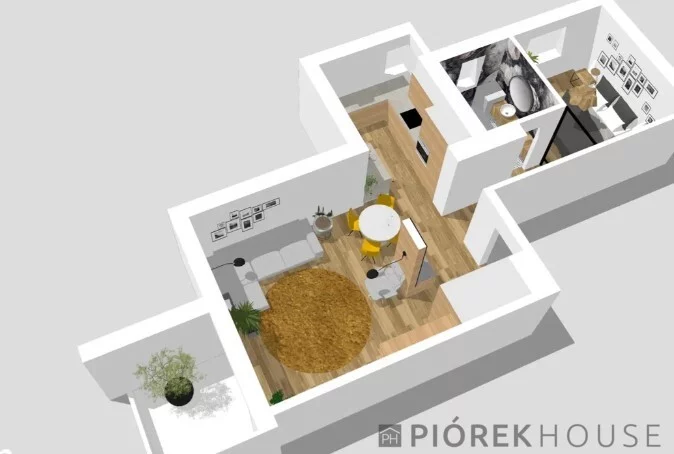2 pokoje, mieszkanie 60,10 m², piętro 1, oferta nr , 76551/6624/OMS, Warszawa, Targówek, Targówek, Malborska