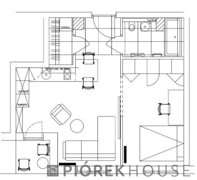 2 pokoje, apartament 43,30 m², piętro 1, oferta nr , 77830/6624/OMS, Warszawa, Wilanów, Wilanów, Oś Królewska
