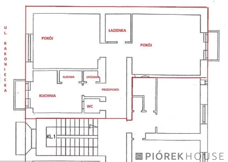 2 pokoje, mieszkanie 70,00 m², piętro 3, oferta nr , 77626/6624/OMS, Warszawa, Mokotów, Mokotów, Rakowiecka