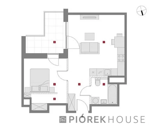 2 pokoje, mieszkanie 48,00 m², piętro 1, oferta nr , 76236/6624/OMS, Warszawa, Ursus, Ursus, Ryżowa