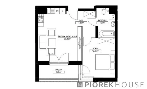 2 pokoje, apartament 44,33 m², piętro 5, oferta nr , 77152/6624/OMS, Warszawa, Bielany, Bielany, Stefana Żeromskiego