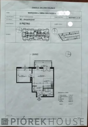 2 pokoje, mieszkanie 43,69 m², piętro 2, oferta nr , 75991/6624/OMS, Warszawa, Białołęka, Białołęka, Vincenza Belliniego