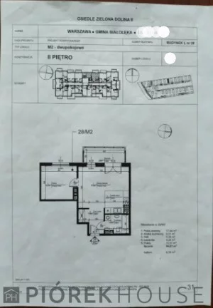 2 pokoje, mieszkanie 43,69 m², piętro 2, oferta nr , 78180/6624/OMS, Warszawa, Białołęka, Białołęka, Vincenza Belliniego