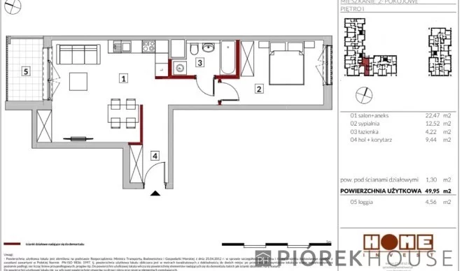 2 pokoje, apartament 49,95 m², piętro 1, oferta nr , 76286/6624/OMS, Warszawa, Targówek, Targówek, Warszawski Świt