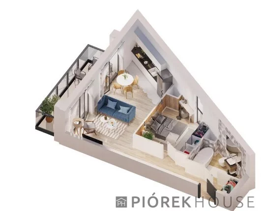 2 pokoje, mieszkanie 46,96 m², piętro 2, oferta nr , 77748/6624/OMS, Warszawa, Ursus, Ursus, Wiosny Ludów