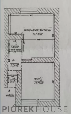 2 pokoje, mieszkanie 38,69 m², piętro 1, oferta nr , 76050/6624/OMS, Warszawa, Żoliborz, Żoliborz, Zygmunta Krasińskiego
