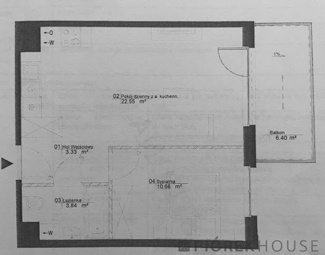 2 pokoje, mieszkanie 41,00 m², piętro 1, oferta nr , 1974/6624/OMW, Warszawa, Ursynów, Ursynów, Hilarego Koprowskiego