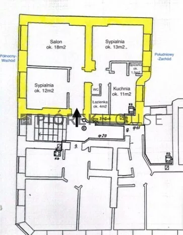 3 pokoje, mieszkanie 64,40 m², piętro 2, oferta nr , 75925/6624/OMS, Warszawa, Praga Północ, Praga Północ, 11 Listopada