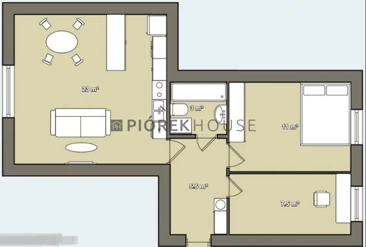 3 pokoje, mieszkanie 50,08 m², parter, oferta nr , 76531/6624/OMS, Warszawa, Praga Południe, Praga Południe, Berezyńska
