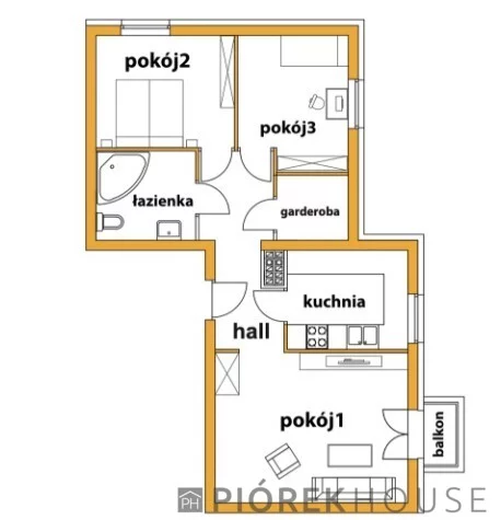 3 pokoje, mieszkanie 53,60 m², piętro 2, oferta nr , 75917/6624/OMS, Warszawa, Wesoła, Wesoła, Brzozowa