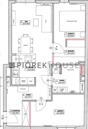 3 pokoje, apartament 61,23 m², piętro 1, oferta nr , 76630/6624/OMS, Warszawa, Praga Południe, Praga Południe, Czapelska