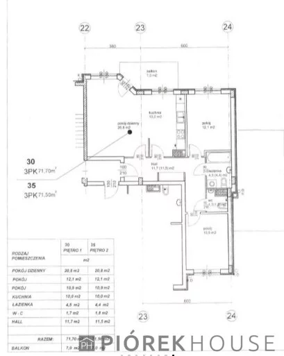 3 pokoje, mieszkanie 70,00 m², piętro 2, oferta nr , 78385/6624/OMS, Warszawa, Ursynów, Ursynów, Gawota