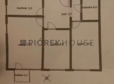 Apartament na sprzedaż, 56,00 m², 3 pokoje, piętro 6, oferta nr 64759/6624/OMS