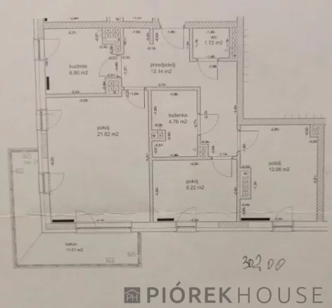 3 pokoje, mieszkanie 69,00 m², piętro 4, oferta nr , 75805/6624/OMS, Ząbki, Józefa Piłsudskiego