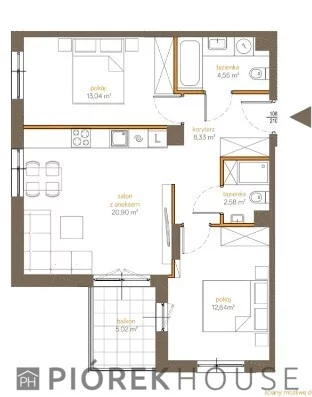 3 pokoje, mieszkanie 64,62 m², piętro 2, oferta nr , 77372/6624/OMS, Warszawa, Wawer, Wawer, Leśniczówka