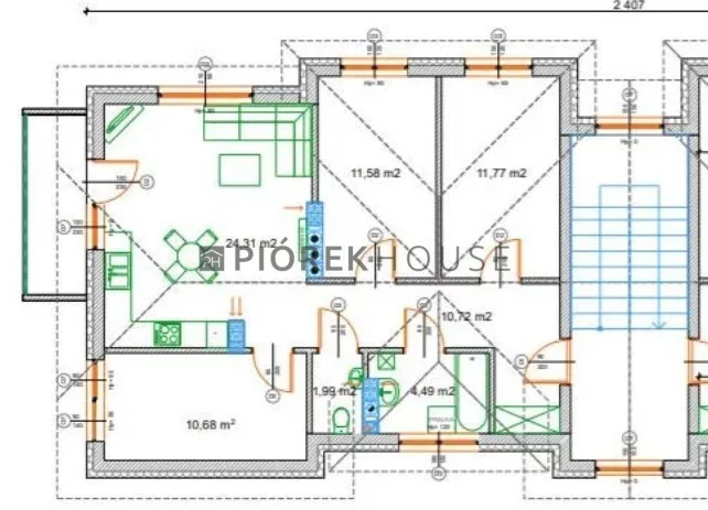 Mieszkanie na sprzedaż, 75,00 m², 3 pokoje, 2 piętro, oferta nr 67800/6624/OMS