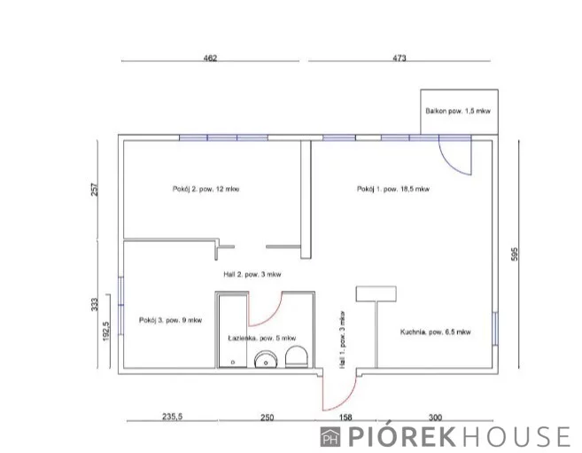 3 pokoje, mieszkanie 57,00 m², piętro 4, oferta nr , 77040/6624/OMS, Warszawa, Praga Południe, Praga Południe, Nubijska