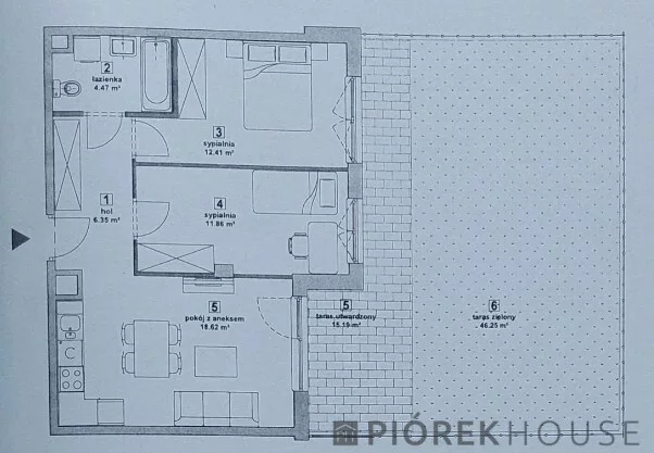 3 pokoje, mieszkanie 55,71 m², parter, oferta nr , 77982/6624/OMS, Warszawa, Wawer, Wawer, Poematu