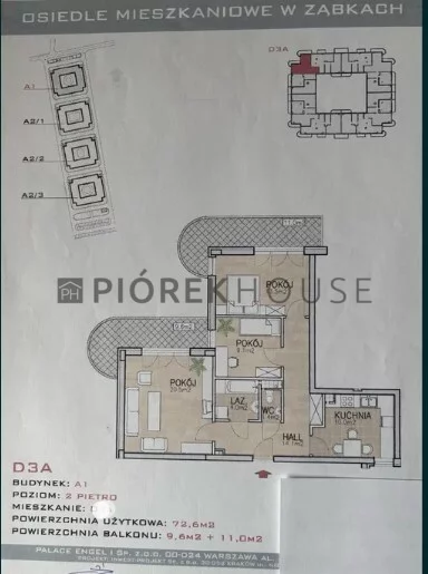 3 pokoje, apartament 73,00 m², piętro 2, oferta nr , 76757/6624/OMS, Ząbki, Powstańców