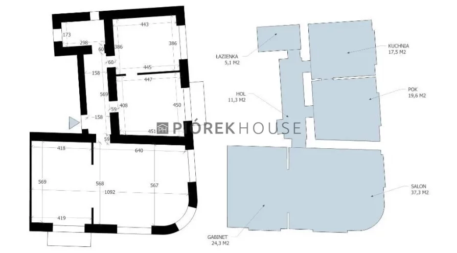 Mieszkanie trzypokojowe 110,00 m², Warszawa, Mokotów, Puławska, Sprzedaż