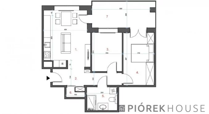 3 pokoje, mieszkanie 62,20 m², piętro 5, oferta nr , 76016/6624/OMS, Warszawa, Ursus, Ursus, Starodęby