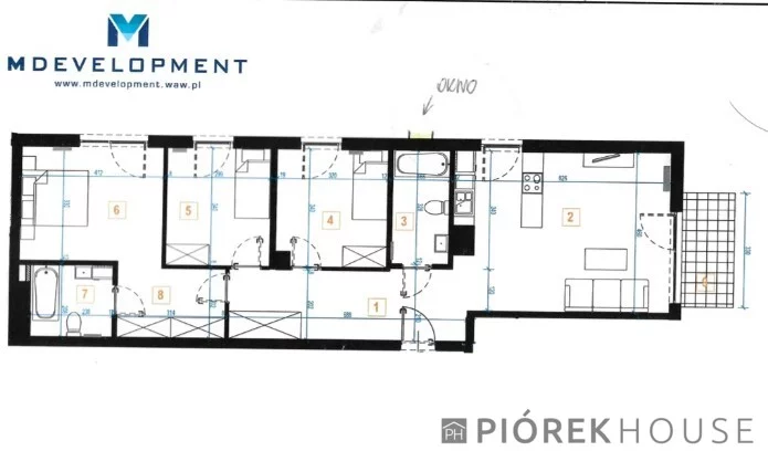 4 pokoje, mieszkanie 91,00 m², piętro 1, oferta nr , 77256/6624/OMS, Ząbki, Christiana Andersena