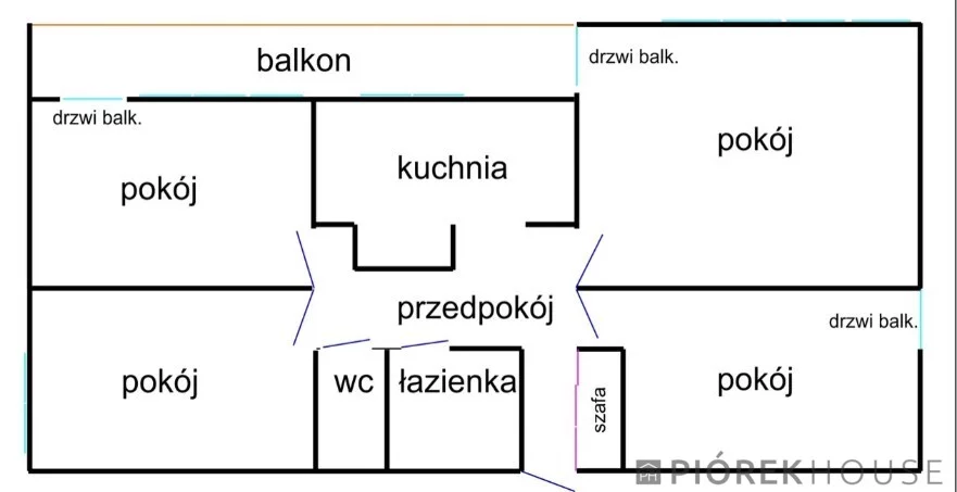 4 pokoje, mieszkanie 71,00 m², piętro 4, oferta nr , 76816/6624/OMS, Warszawa, Ochota, Ochota, Daleka