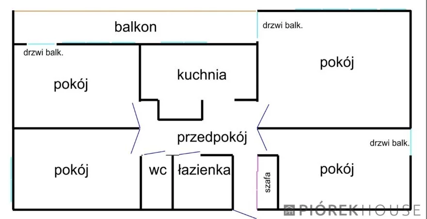 4 pokoje, mieszkanie 71,00 m², piętro 4, oferta nr , 77999/6624/OMS, Warszawa, Ochota, Ochota, Daleka