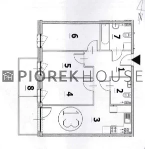 Mieszkanie na sprzedaż, 59,27 m², 4 pokoje, 1 piętro, oferta nr 65634/6624/OMS