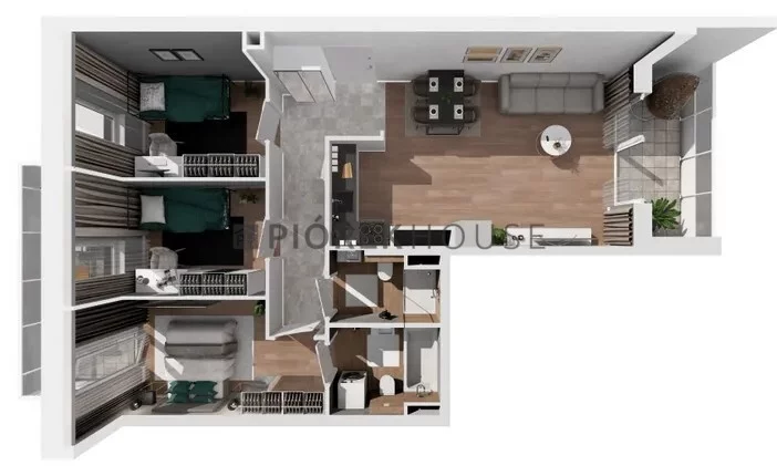 4 pokoje, apartament 68,00 m², piętro 2, oferta nr , 76414/6624/OMS, Warszawa, Włochy, Włochy, Wschodu Słońca