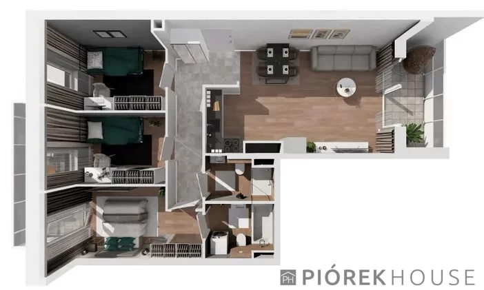 4 pokoje, mieszkanie 68,00 m², piętro 2, oferta nr , 77609/6624/OMS, Warszawa, Włochy, Włochy, Wschodu Słońca