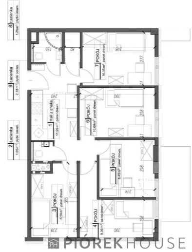 5 pokoi, mieszkanie 63,50 m², piętro 5, oferta nr , 77942/6624/OMS, Warszawa, Praga Południe, Praga Południe, Grochowska