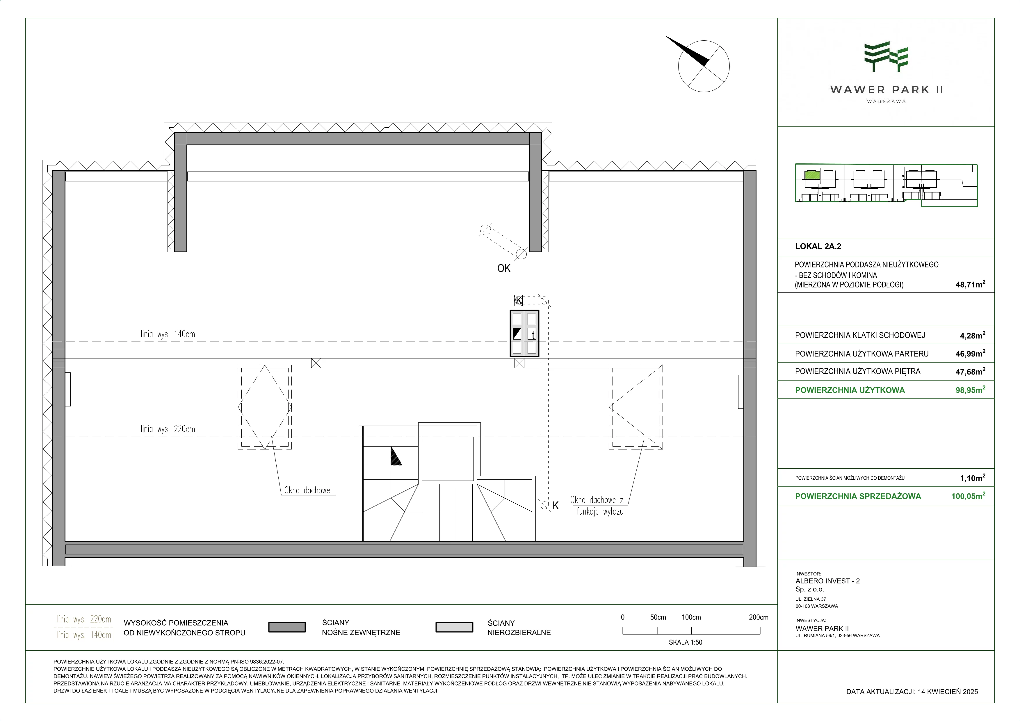 Dom 98,95 m², oferta nr 2A.2, Wawer Park, Warszawa, Wawer, Aleksandrów, ul. Zagórzańska 52
