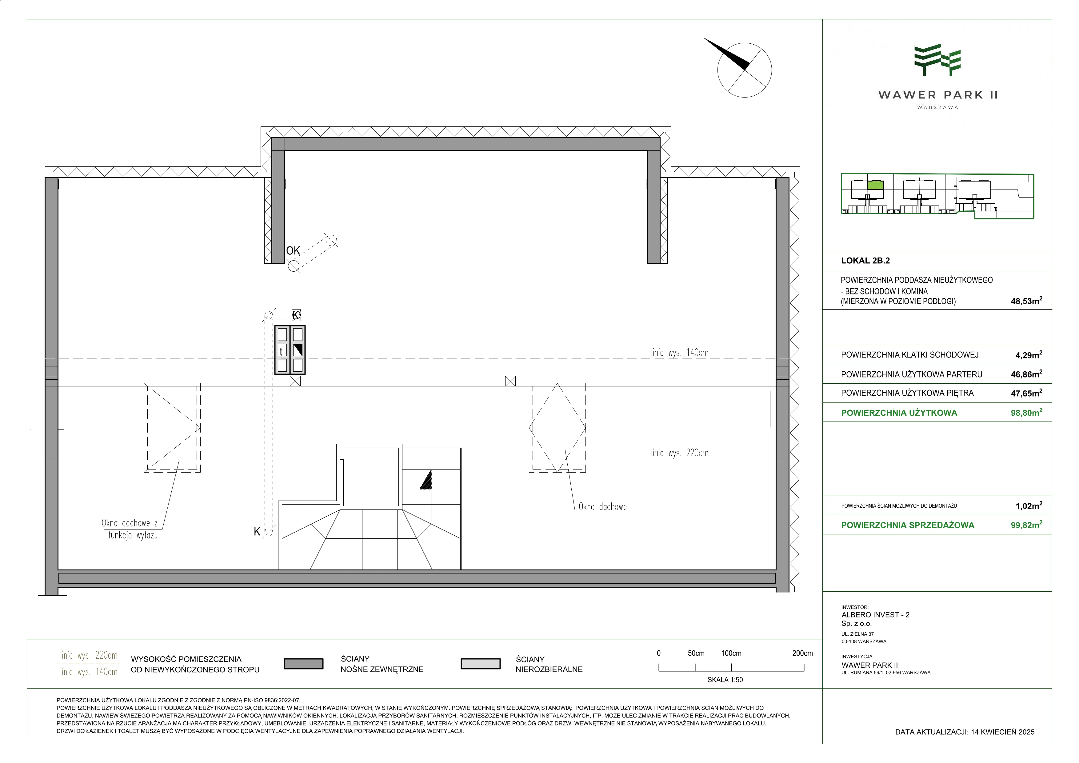 Dom 98,80 m², oferta nr 2B.2, Wawer Park, Warszawa, Wawer, Aleksandrów, ul. Zagórzańska 52