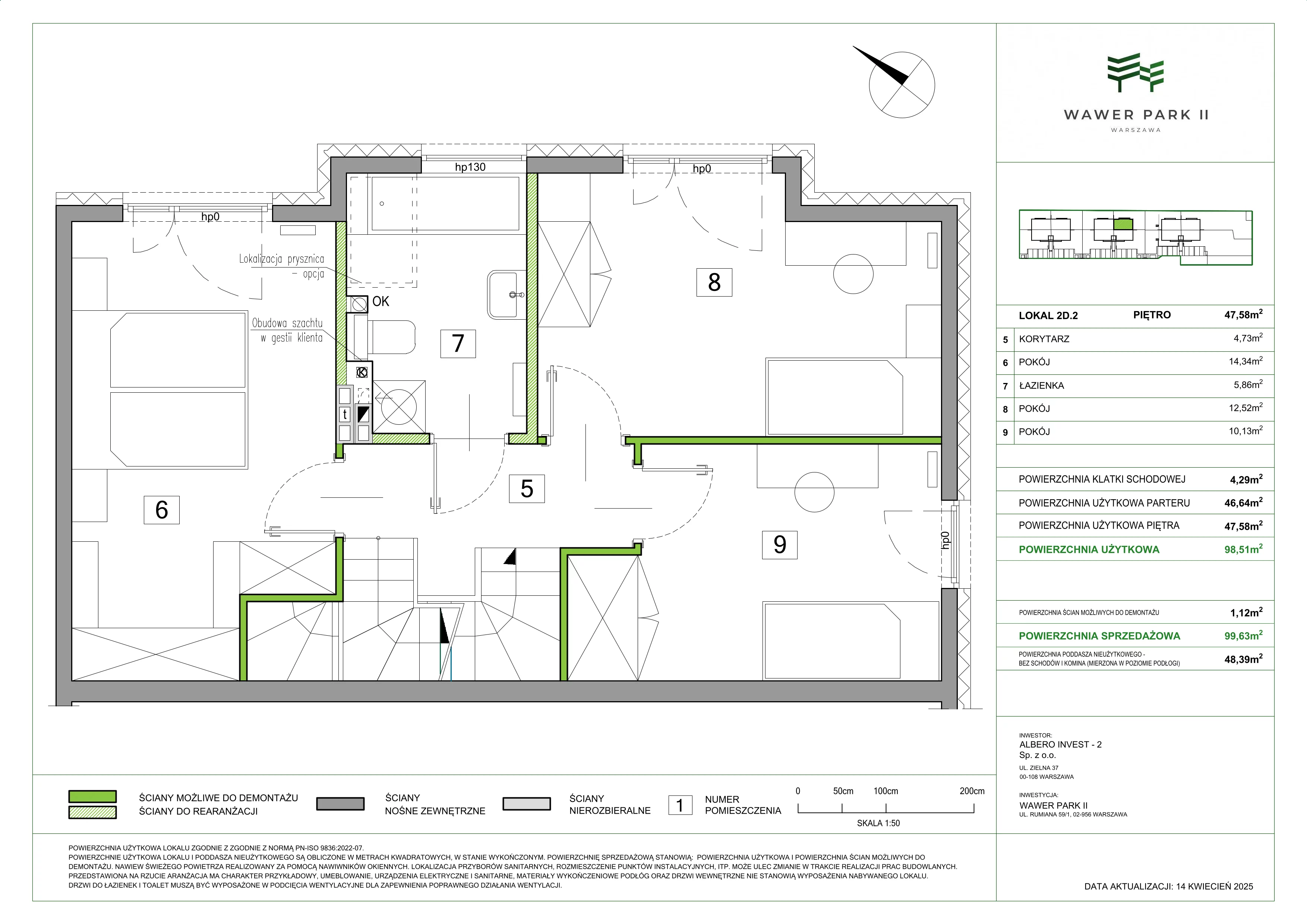 Dom 98,51 m², oferta nr 2D.2, Wawer Park, Warszawa, Wawer, Aleksandrów, ul. Zagórzańska 52