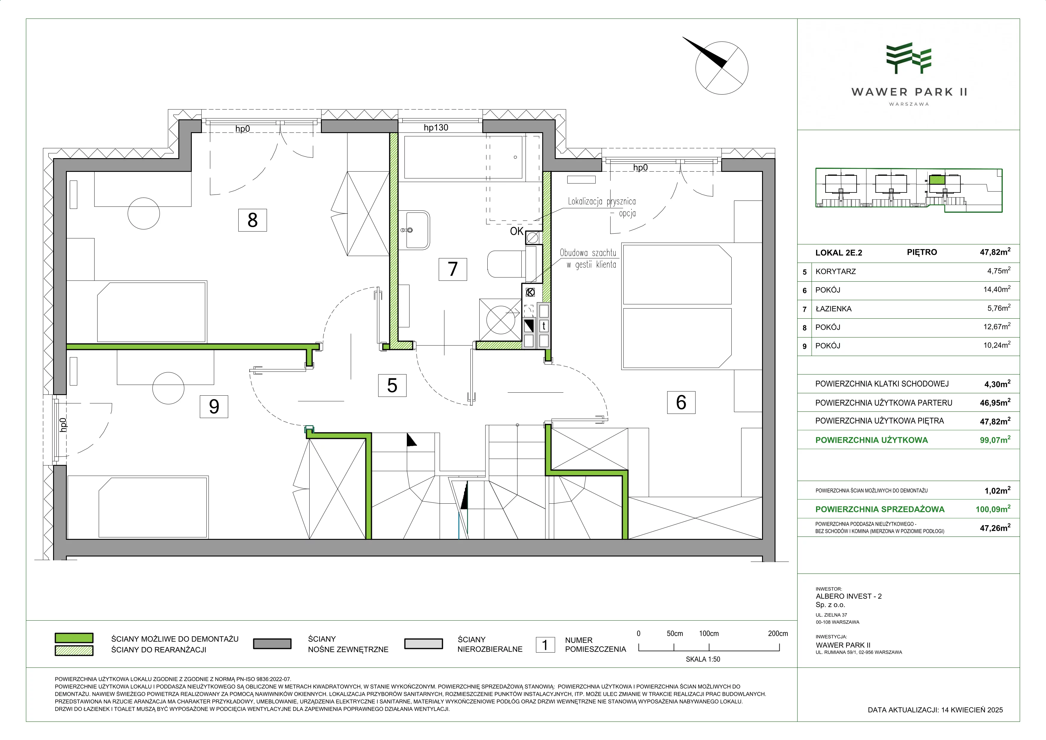 Dom 99,07 m², oferta nr 2E.2, Wawer Park, Warszawa, Wawer, Aleksandrów, ul. Zagórzańska 52