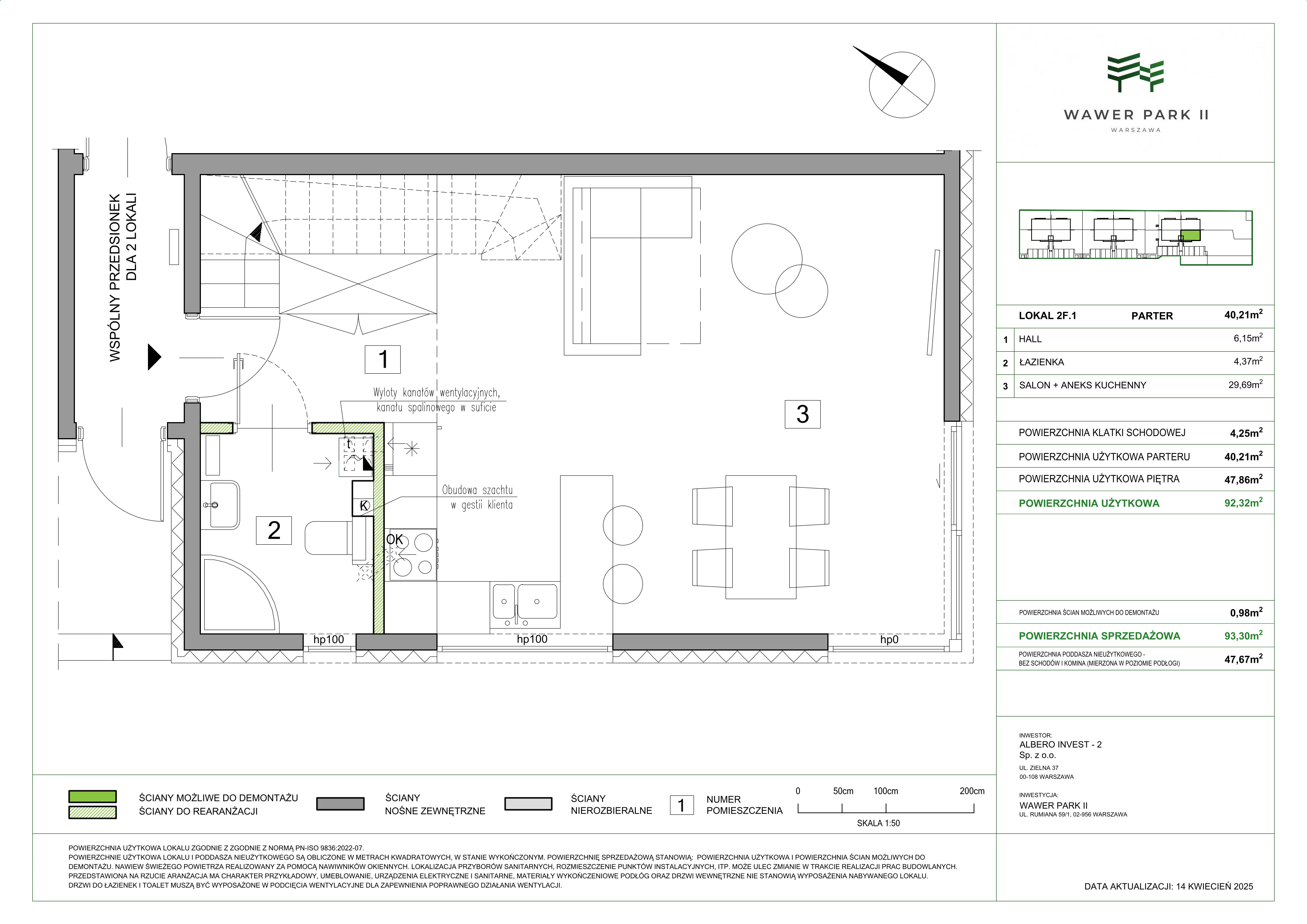 Dom 92,32 m², oferta nr 2F.1, Wawer Park, Warszawa, Wawer, Aleksandrów, ul. Zagórzańska 52