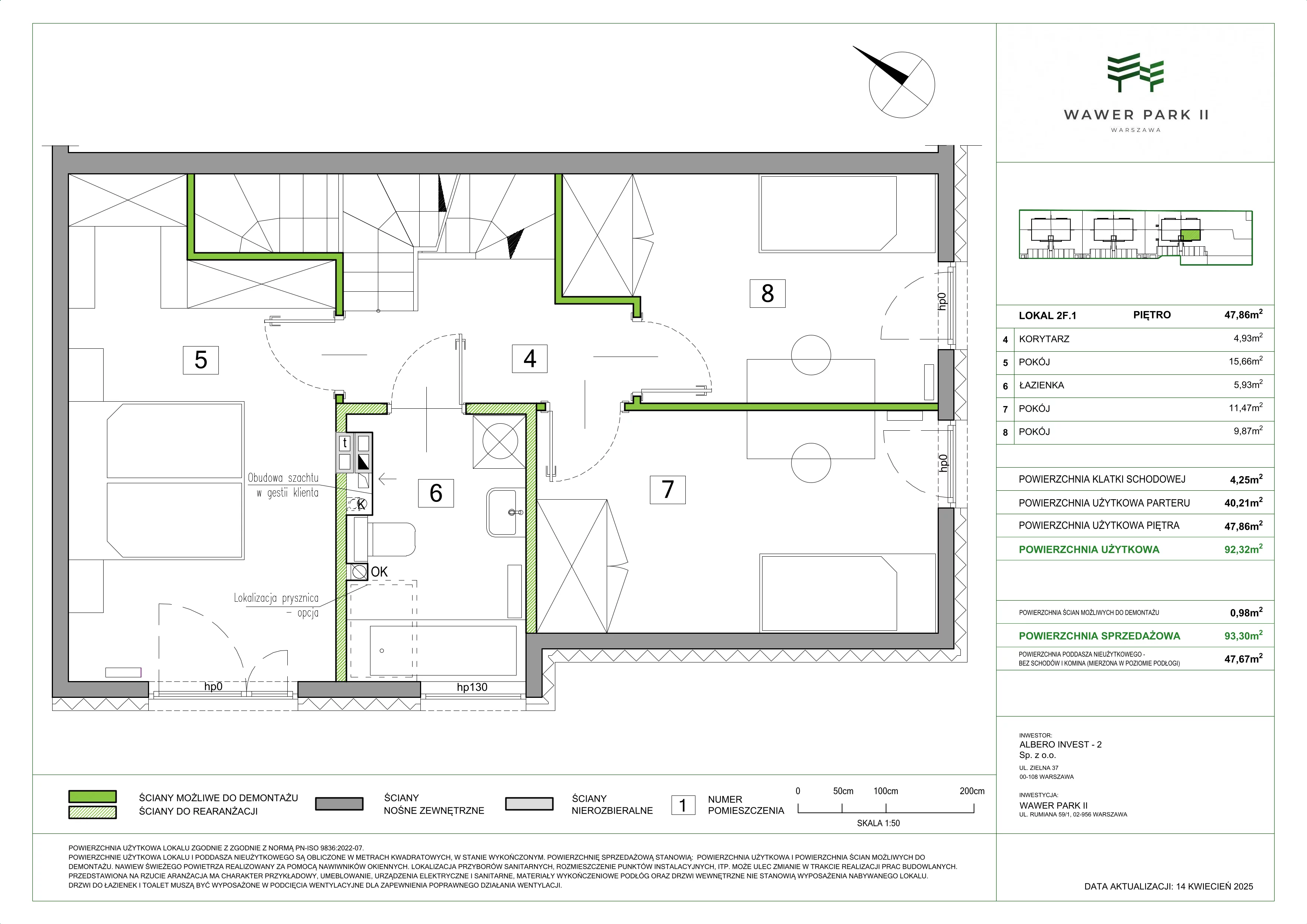 Dom 92,32 m², oferta nr 2F.1, Wawer Park, Warszawa, Wawer, Aleksandrów, ul. Zagórzańska 52