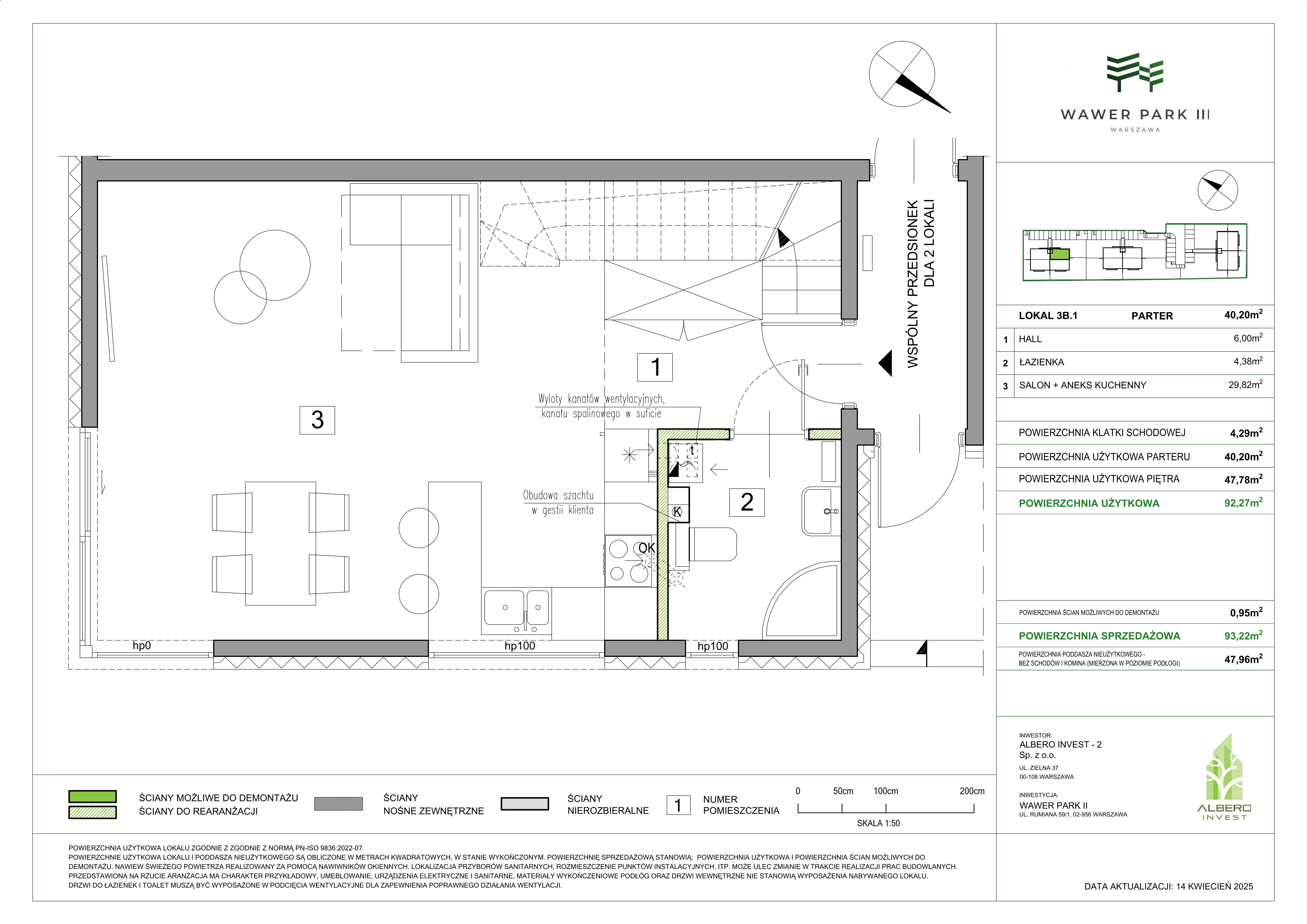 Dom 92,27 m², oferta nr 3B.1, Wawer Park, Warszawa, Wawer, Aleksandrów, ul. Zagórzańska 52