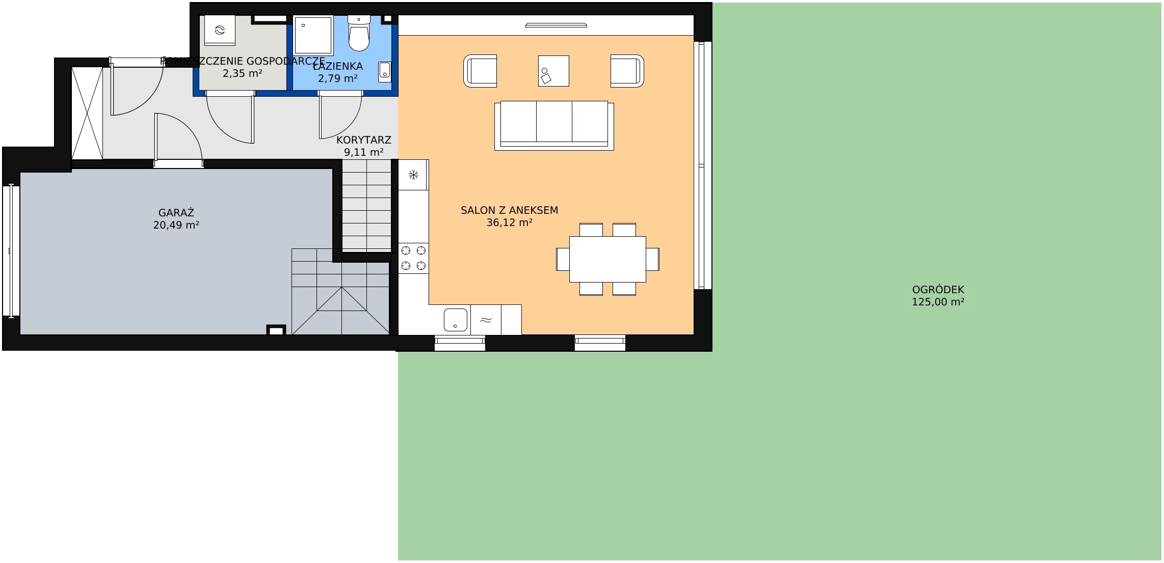 Zalety domu 130.88 m², 3.A