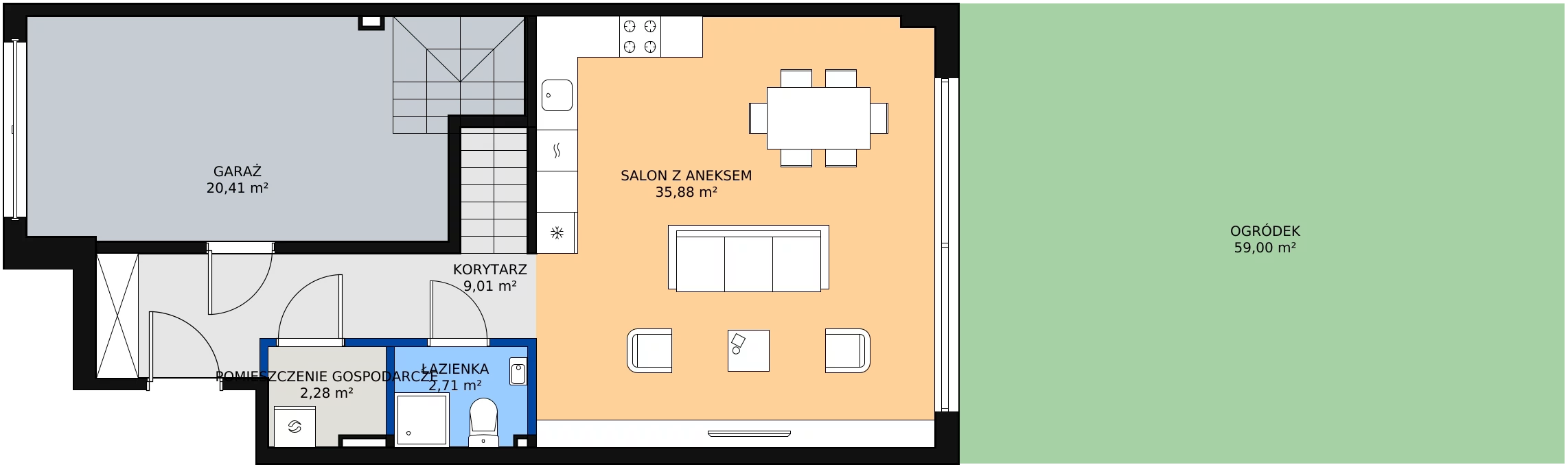 Zalety domu 128.63 m², 5.B