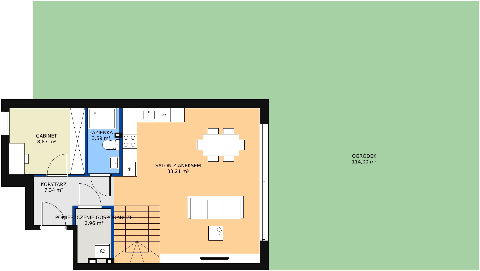 Zalety domu 123.9 m², 10.A