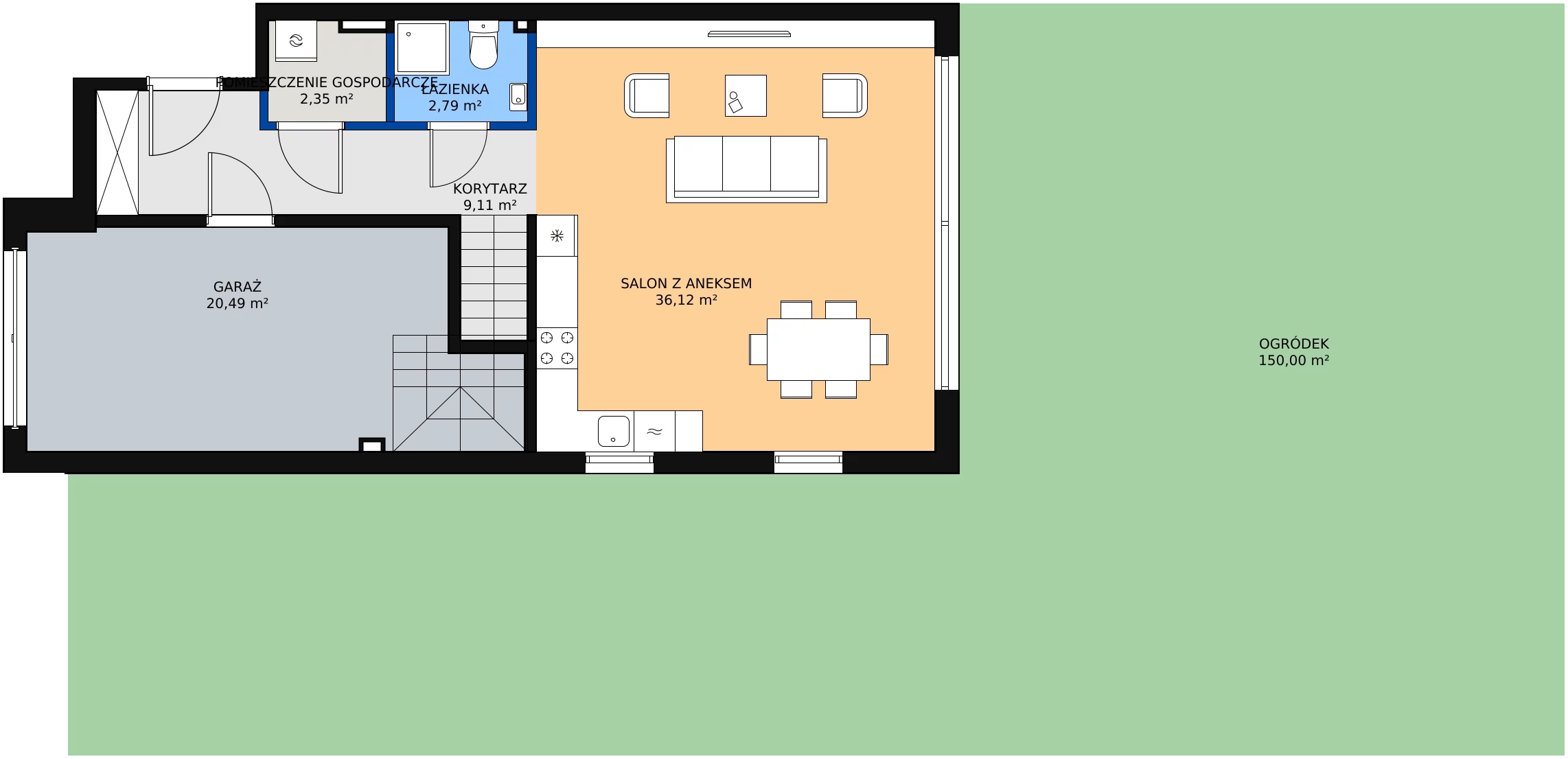 Zalety domu 130.89 m², 13.A