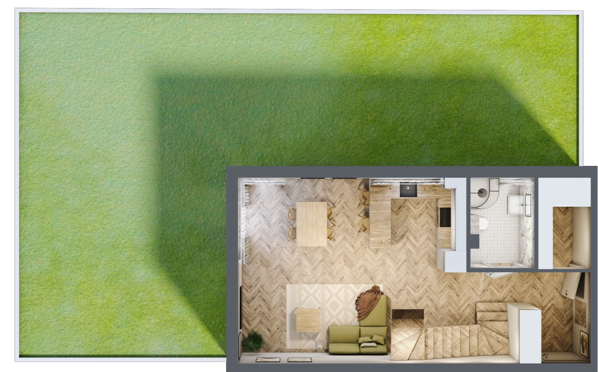 Dom 98,80 m², oferta nr 2C.2, Wawer Park, Warszawa, Wawer, Aleksandrów, ul. Zagórzańska 52