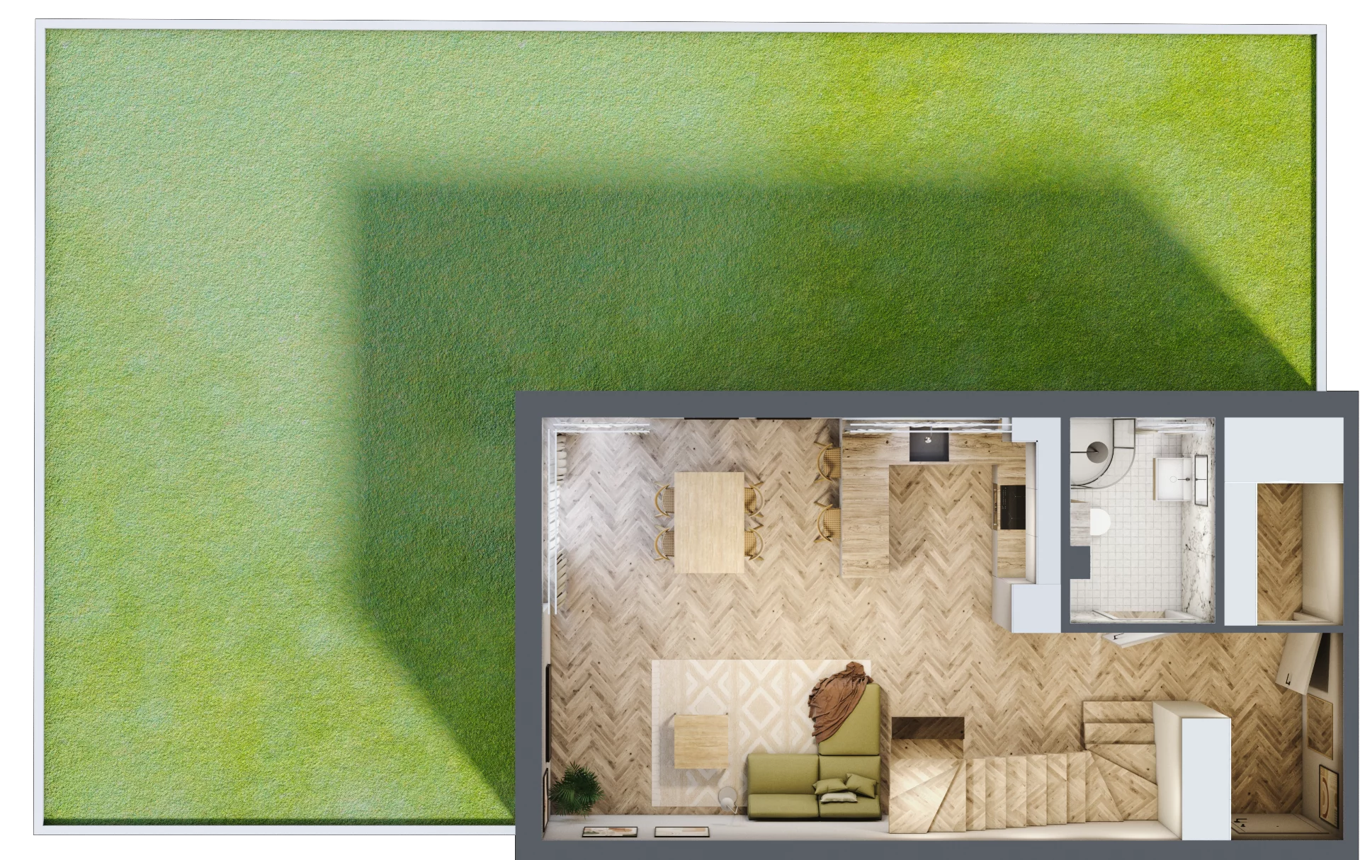Dom 98,95 m², oferta nr 2A.2, Wawer Park, Warszawa, Wawer, Aleksandrów, ul. Zagórzańska 52