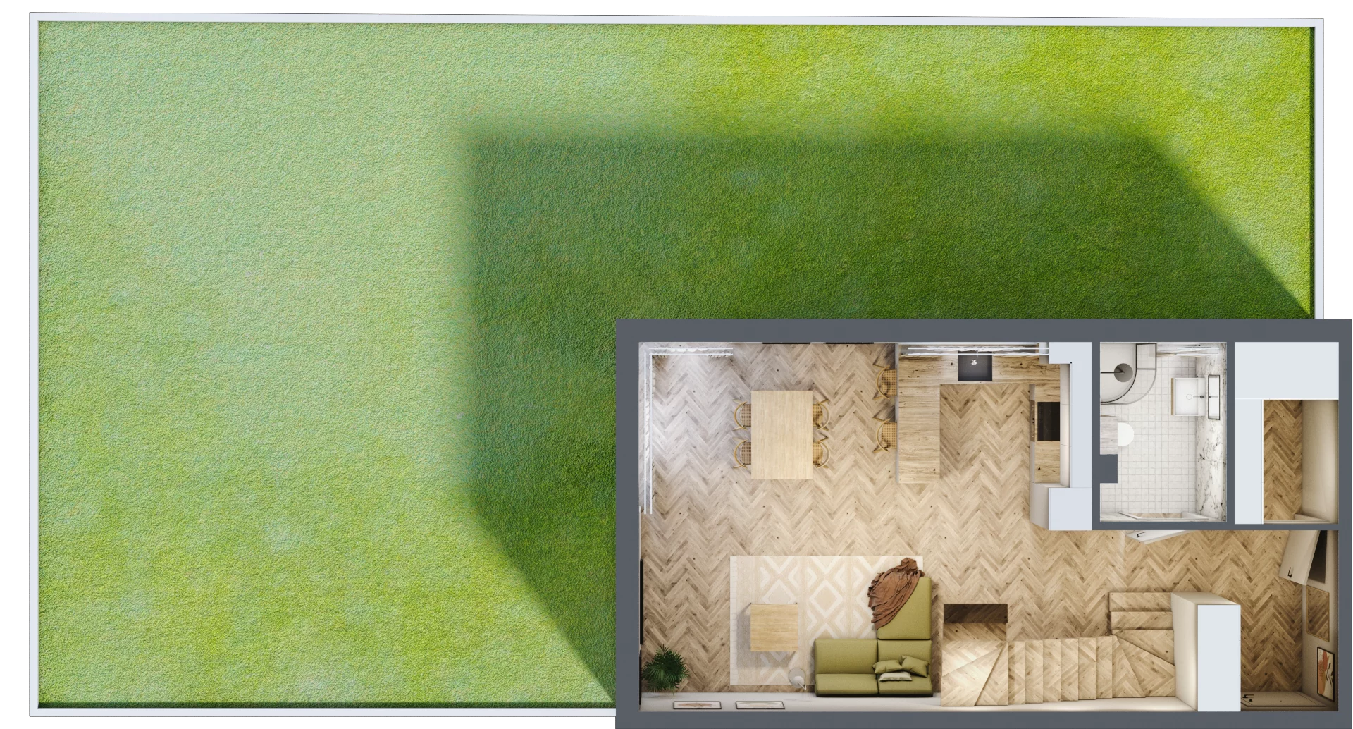 Dom 99,07 m², oferta nr 2E.2, Wawer Park, Warszawa, Wawer, Aleksandrów, ul. Zagórzańska 52